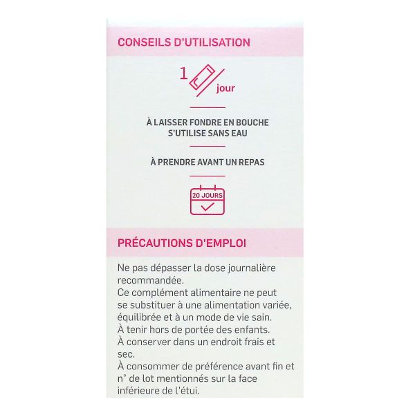 Lactibiane Référence flore intestinale goût orange 20 sticks