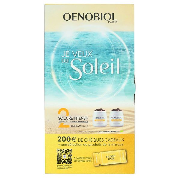 Coffret Collector préparateur solaire peau normale 60 capsules