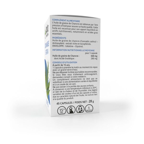 Arkogélules cannabis Sativa 45 gélules