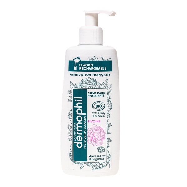 Crème mains hydratante bio pivoine 200ml