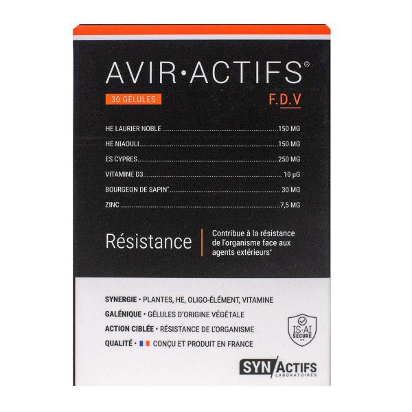 Avir Actifs résistance 30 gélules